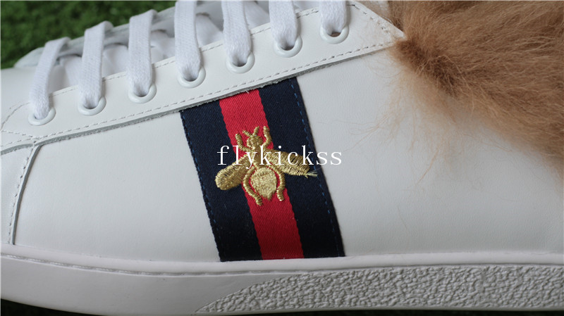 GC Ace Embroidered Bee Fur-Lined Sneaker